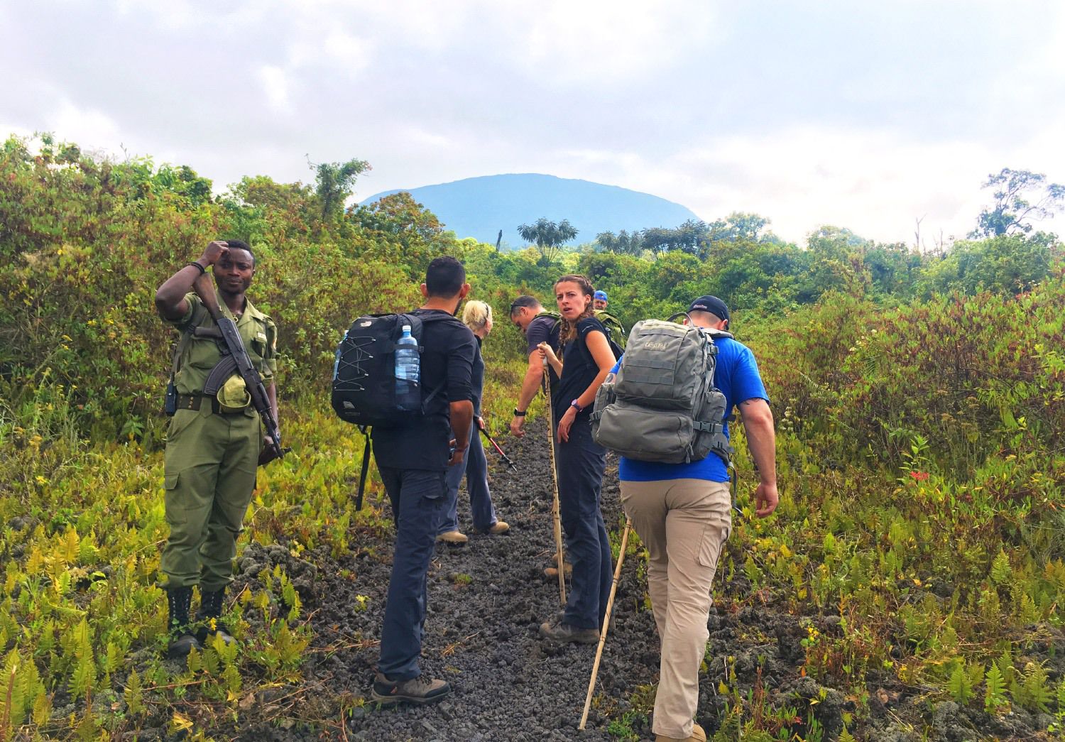 Hiking Nyiragongo Active Volcano